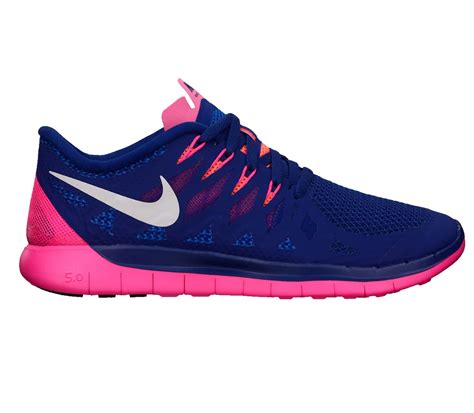 nike free 5.0+ laufschuh leichtigkeit damen schwarz blau pink weiß